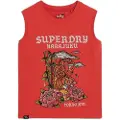 Superdry Tattoo Rhinestone ærmeløs T-shirt