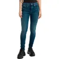 G-Star G-Startil kvinder. D05175-D763-G725 Jeans 3301 Skinny blå (29/34), Casual, Bomuld, Denim