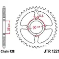JT Sprockets 428 Jtr1221.45 Steel Bagtandhjul