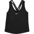 Nike One Fitted Dri-FIT-tanktop til større børn (piger) - sort