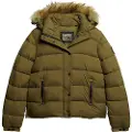 Superdry Faux Fur Pufferjakke