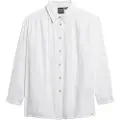 Superdry Superdrytil kvinder. W4010422A Lang hvid strandskjorte (L), Casual, Bomuld, Lange ærmer