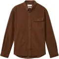 Tom Tailor 1039876 Stretch Corduroy Skjorte Med Lange ærmer