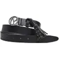 Pepe Jeans Pepe Jeanstil kvinder. PL020851 Athenas læderbælte sort (S), Casual, Bæredygtig