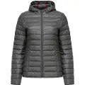 JOTT JOTTtil kvinder. P000WDOW01 Marine Cloe dunfrakke grå (S), Casual, Polyester