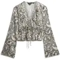 Superdry 70s Pleated Langærmet Bluse