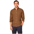 Hackett Garment Dyed Skjorte Med Lange ærmer