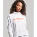 Superdry Code Core Sport Crop Box Hættetrøje