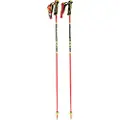 LEKI WCR TBS SL 3D, skistave, rød