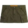Superdry Superdrytil kvinder. W7210305A Nederdel Utility faldskærm grøn (XS), Casual, Bomuld