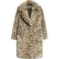 Superdry Vintage Long Faux Fur Coat Jakke