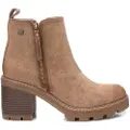 Refresh Refreshtil kvinder. 17212503-TAUPE Ankelstøvler i læder 172125 beige (36), 5-8 cm, Ruskind, Lynlås, Casual
