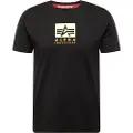 Alpha industries Satin Logo T T-shirt Med Korte ærmer