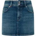 Pepe Jeans Pepe Jeanstil kvinder. PL901147HV3 Mini nederdel Mw blå (XS), Casual, Bæredygtig