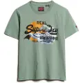 Superdry Superdrytil kvinder. W1011506A Tokyo Vl T-shirt grøn (XS), Casual, Bomuld, Korte ærmer
