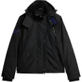 Superdry Superdrytil mænd. M5011839A Mountain SD windbreaker jakke sort (XXL), Casual, Sport, Udendørs, Polyester, Lange ærmer