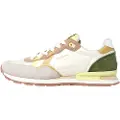 Pepe Jeans Pepe Jeanstil kvinder. PLS40010 Brit Print Læder Sneakers hvid (39), Fast, Blonder, Casual
