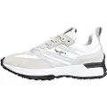 Pepe Jeans Pepe Jeanstil kvinder. PLS60020 Lucky Top Læder Sneakers hvid (40), 3-5 cm, Blonder, Casual