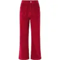 Pepe Jeans Pepe Jeanstil kvinder. PL211776 Fløjlsbukser med flare fit Celia rød (S), Casual, Bomuld