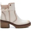 Xti Xtitil kvinder. 14337104-BEIGE Ankelstøvler 143371 beige (36), 5-8 cm, Lynlås, Casual