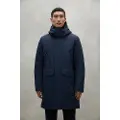 Ecoalf ECOALFtil mænd. MCMGAJKNEWIC0255W24-161 Jakke New Iceberg Navy (L), Casual, Syntetisk, Bæredygtig, Blå