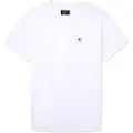 Hackett London Hackett Londontil mænd. HMU20013 Pyjama Classic T-shirt hvid (XL), Afslappet, Bomuld, Korte ærmer