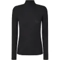 Pepe Jeans Pepe Jeanstil kvinder. PL505978 T-shirt Flory sort (S), Casual, Polyester, Lange ærmer