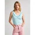 Pepe Jeans Leire Ærmeløs V-hals T-shirt