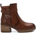 Xti Xtitil kvinder. 14337103-CAMEL Ankelstøvler 143371 brun (36), 5-8 cm, Lynlås, Casual