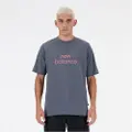 New Balance Relaxed Linear T-shirt Med Korte ærmer