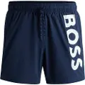 Hugo Boss BOSStil mænd. 50514502 Blæksprutte-svømmekostume marineblå (S), Badetøj, Polyester