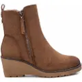 Refresh Refreshtil kvinder. 17100903-CAMEL Ankelstøvler 171009 brun -Hælhøjde: 6cm (37), 5-8 cm, Lynlås, Casual
