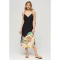 Superdry Printed Slip ærmeløs Lang Kjole