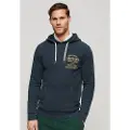 Superdry Workwear Flock Chest Hættetrøje