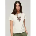 Superdry Tattoo Embroidered Fitted T-shirt Med Korte ærmer