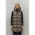 Ecoalf ECOALFtil kvinder. MCWGAVEMANLI0987W24-283 Manlie-vest brun (L), Casual, Genanvendt polister, Bæredygtig