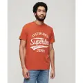 Superdry Copper Label Script T-shirt Med Korte ærmer
