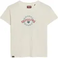 Superdry Tattoo Rhinestone Fitted T-shirt Med Korte ærmer