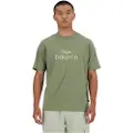 New Balance Relaxed Linear T-shirt Med Korte ærmer