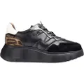 Wonders Wonderstil kvinder. A-3610 Sneakers i læder Roma sort (36), 3-5 cm, Blonder, Casual