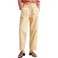Pepe Jeans Pepe Jeanstil kvinder. PL211732 Vivi beige bukser (XL), Casual, Bomuld