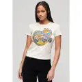 Superdry Neon Motor Graphic Fitted T-shirt Med Korte ærmer