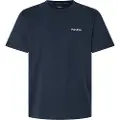 Pepe Jeans Pepe Jeanstil mænd. PM509712 Axel C navy T-shirt (M), Casual, Korte ærmer, Økologisk bomuld, Bæredygtig, Blå
