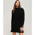 Superdry Cable Mock Neck Langærmet Kort Kjole