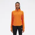 New Balance Nb Heat Grid Halv Lynlås Sweatshirt