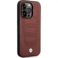 BMW Bmhmp14l22rpsr Iphone 14 Pro 6.1 Leather Seats Pattern Telefon Etui