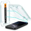 Spigen Glass TR EZ.Fit hærdet skærmbeskytter til iPhone 16 Pro 2-pak