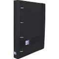 Oxford Mappe 4 A4+ Polyfoam Plast Med Elastik Inkluderer 5x5 Gitter Med 5 Live & Go Elastikker