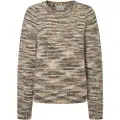 Pepe Jeans Pepe Jeanstil kvinder. PL702187 Hindy beige trøje (M), Casual, Polyester