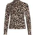 Vila High Neck Top Med Lange Ærmer